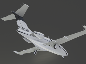 Plane N550 Modelo 3D