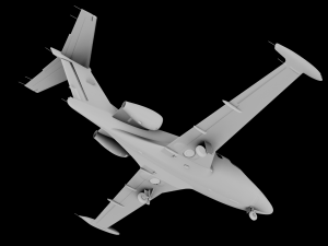 Plane N550 Modelo 3D