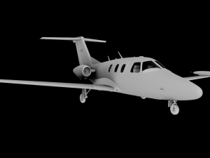 Plane N550 Modelo 3D
