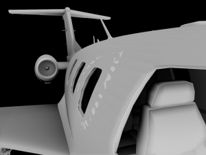Plane N550 Modelo 3D