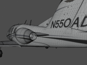 Plane N550 Modelo 3D