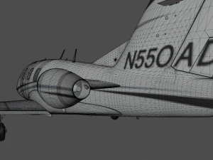 Plane N550 3D Model