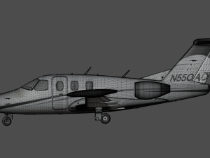 Plane N550 Modelo 3D
