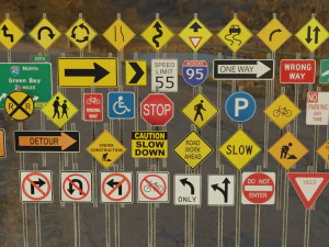 Pacchetto segnaletica stradale Modello 3D