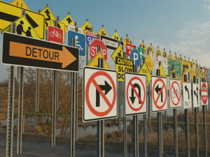 Road Signs Pack 3D 模型