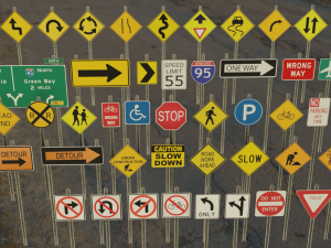 Road Signs Pack 3D 模型