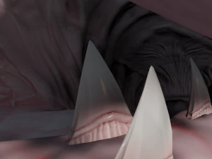 The Great White Shark - Animated and Rigged 3D Model