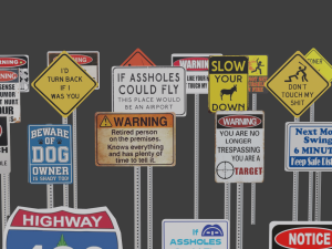Sign Pack 3D 모델