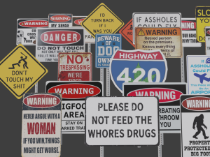 Sign Pack 3D 모델