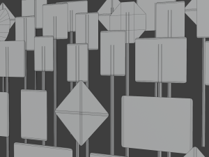 Sign Pack 3D 모델