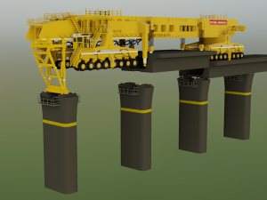 SLJ-900 Bridge Constructor 3D Model