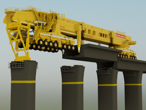 SLJ-900 Bridge Constructor Modèle 3D