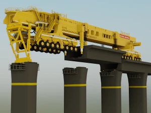 SLJ-900 Bridge Constructor 3D Model