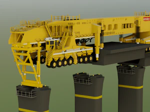 SLJ-900 Bridge Constructor 3D Model