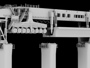 SLJ-900 Bridge Constructor Modèle 3D