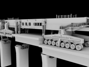 SLJ-900 Bridge Constructor 3D Model