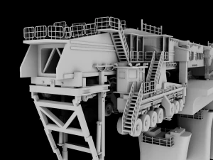 SLJ-900 Bridge Constructor 3D Model