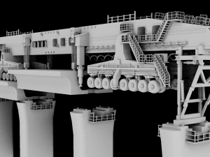 SLJ-900 Bridge Constructor 3D Model