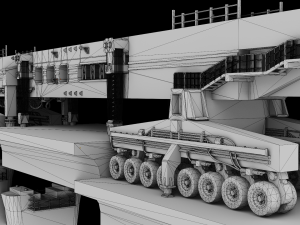 SLJ-900 Bridge Constructor Modèle 3D
