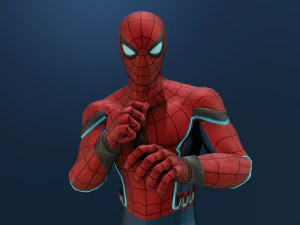 Homem-Aranha animado e Rigged Modelo 3D