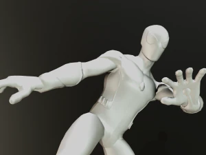 Spiderman animated and Rigged 3D Model