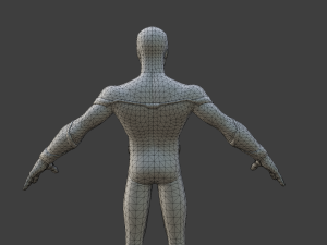 Spiderman animated and Rigged 3D Model
