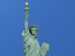 Statue of Liberty Detailed game ready Modelo 3D