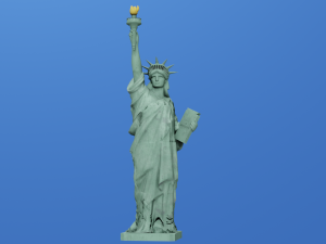 Statue of Liberty Detailed game ready Modelo 3D