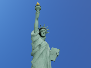 Statue of Liberty Detailed game ready Modelo 3D