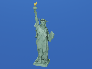 Statue of Liberty Detailed game ready Modelo 3D