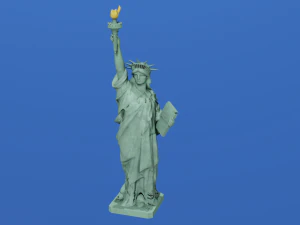 Statue of Liberty Detailed game ready 3D Model