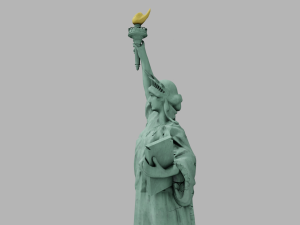 Statue of Liberty Detailed game ready Modelo 3D