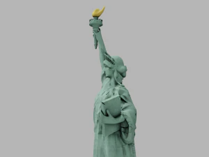 Statue of Liberty Detailed game ready 3D Model