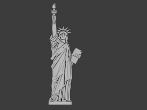 Statue of Liberty Detailed game ready Modelo 3D