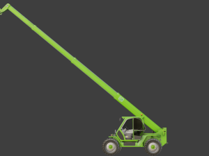 Green tractor 3D Model