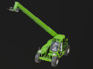 Green tractor 3D Model