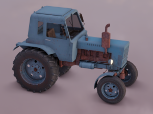 Tractor Game Ready 3Dモデル