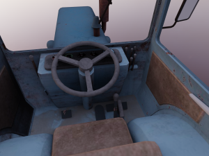 Tractor Game Ready 3Dモデル
