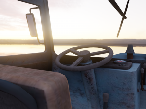 Tractor Game Ready 3Dモデル