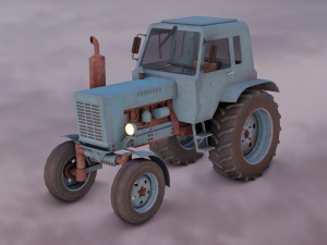 Tractor Game Ready 3Dモデル