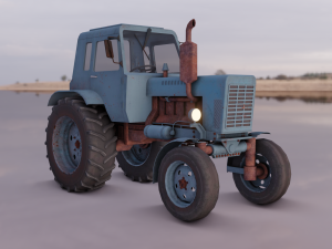 Tractor Game Ready 3Dモデル