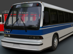 Civil Service Vehicle Pack Modèle 3D
