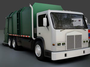 Civil Service Vehicle Pack Modèle 3D
