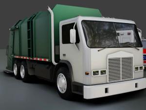 Civil Service Vehicle Pack 3D Model