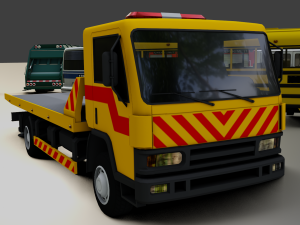 Civil Service Vehicle Pack Modèle 3D