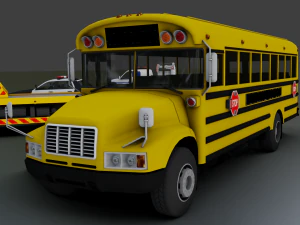 Civil Service Vehicle Pack 3D Model