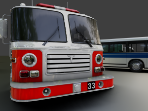 Civil Service Vehicle Pack Modèle 3D