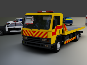 Civil Service Vehicle Pack Modèle 3D