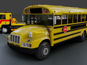 Civil Service Vehicle Pack 3D Model