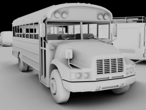 Civil Service Vehicle Pack 3D Model